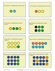 Math fraction flash cards - Kindergarten to 7th grades | Math 4 ...